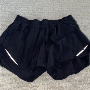 Black lululemon shorts size 4